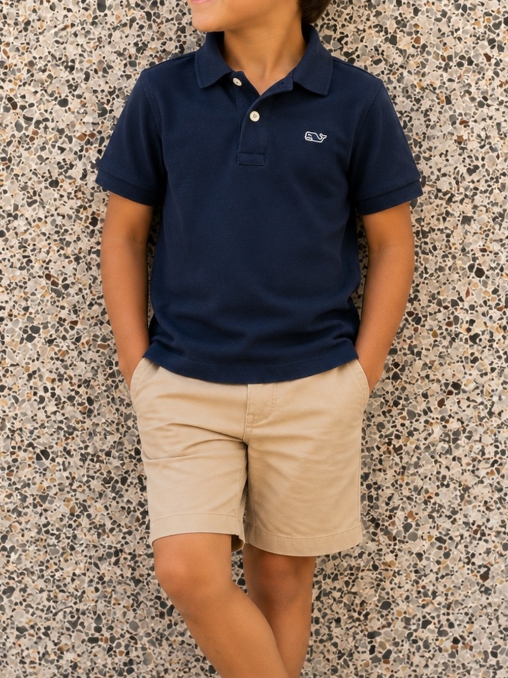 Vineyard Vines Boys Navy Polo Shirt
